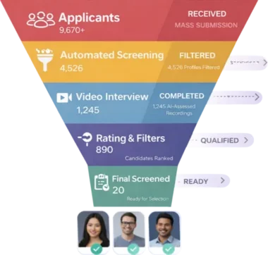 Kapiree Pre-screening Funnel Process